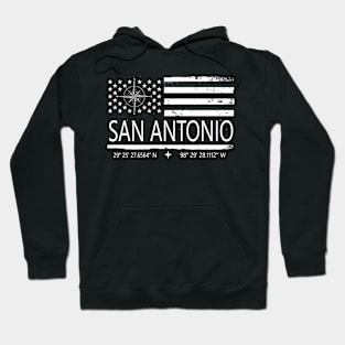 Us Flag San Antonio, San Antonio City Love Hoodie